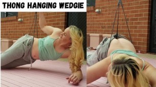 Thong Hanging Wedgie Funny Video Blonde MILF