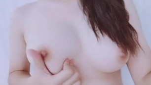 Chinese Sexy Girl Touched herself Chest