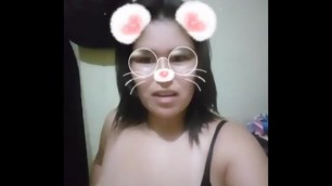 Sexy Latina Play with her Big Tits