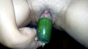 Vegetable Zucchini Insertion alone at Home