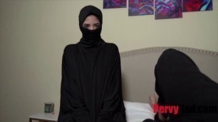 Daughter In Hijab Fucks Old Daddy- Gabriela Lopez