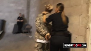 Fake ARMY Dude With A Real Big Dick