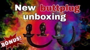Unboxing Zero's new Butt Plugs Big Huge Buttplug Tail Puppy