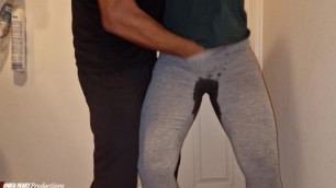 SQUIRTING through my YOGA PANTS - I was Horny and Called my Stepbrother to my Room