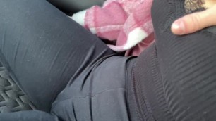 Horny Girlfriend with Big Ass Gets Fucked in the Car | German