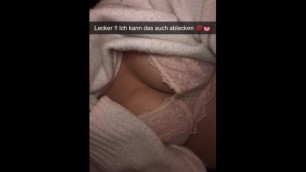 Shy German Girl Fucks best Friend on Snapchat